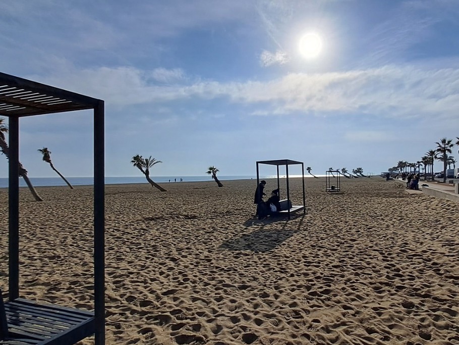 villa face plage : La Plage à Noel