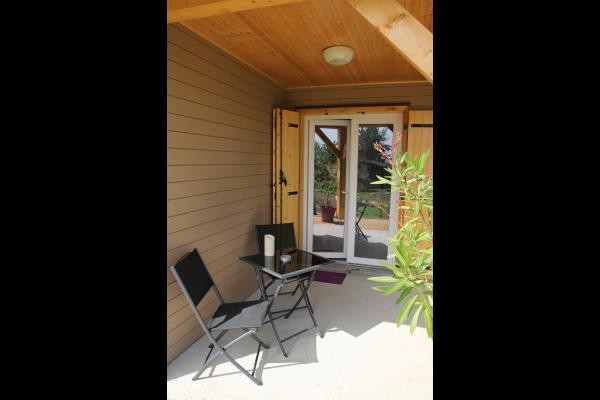 Chambres d'hôtes avec piscine dans le Parc naturel régional du Pilat - Terrasse privative
