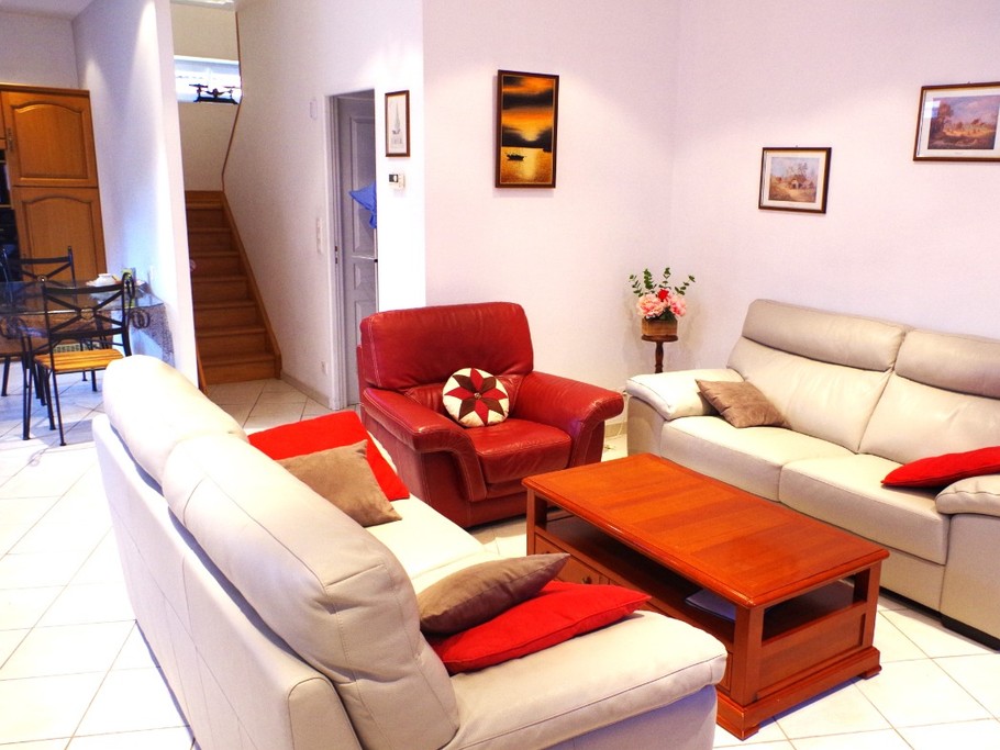 Salon en cuir - Très confortable