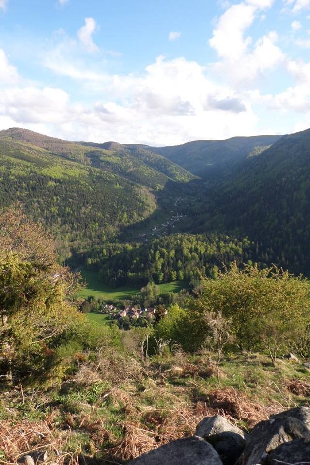 Vue sur la vallée
