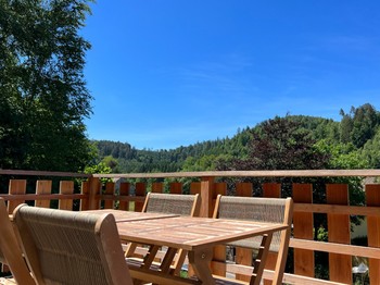 La terrasse en hauteur