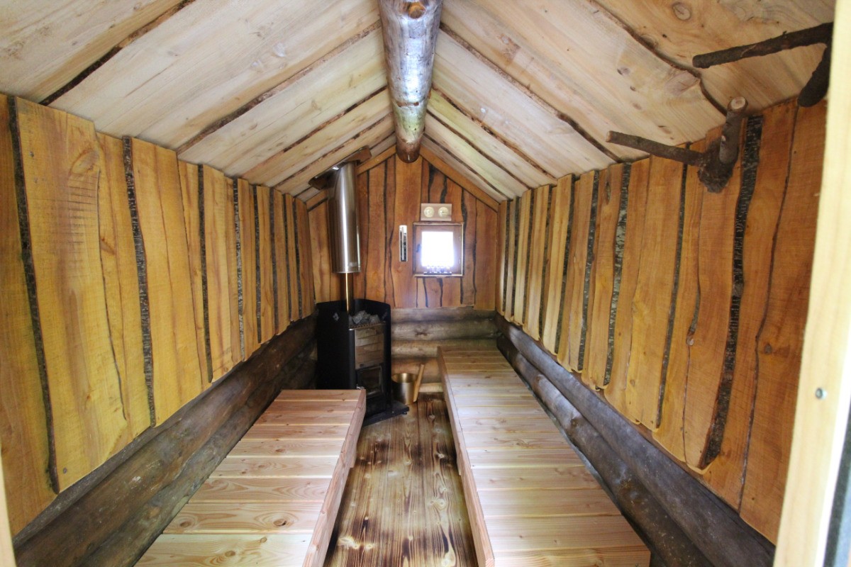 Fuste du Trappeur, Grand lit double - Les Cabanes du Lac de Pierre Percée