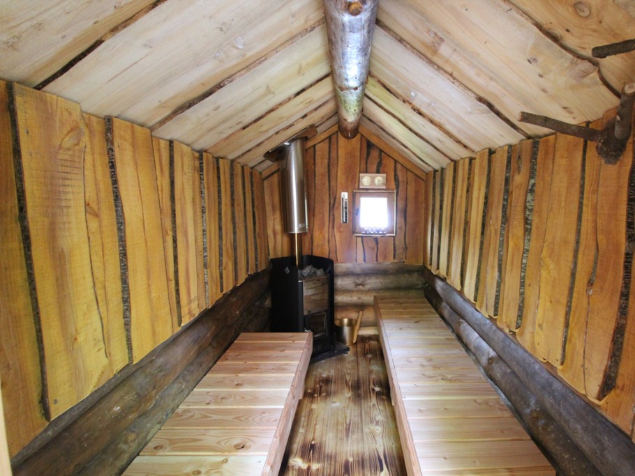 Fuste du Trappeur, Grand lit double - Les Cabanes du Lac de Pierre Percée