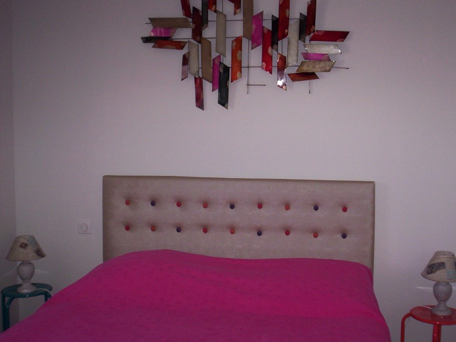 chambre contemporaine literie 160 mémoire de forme