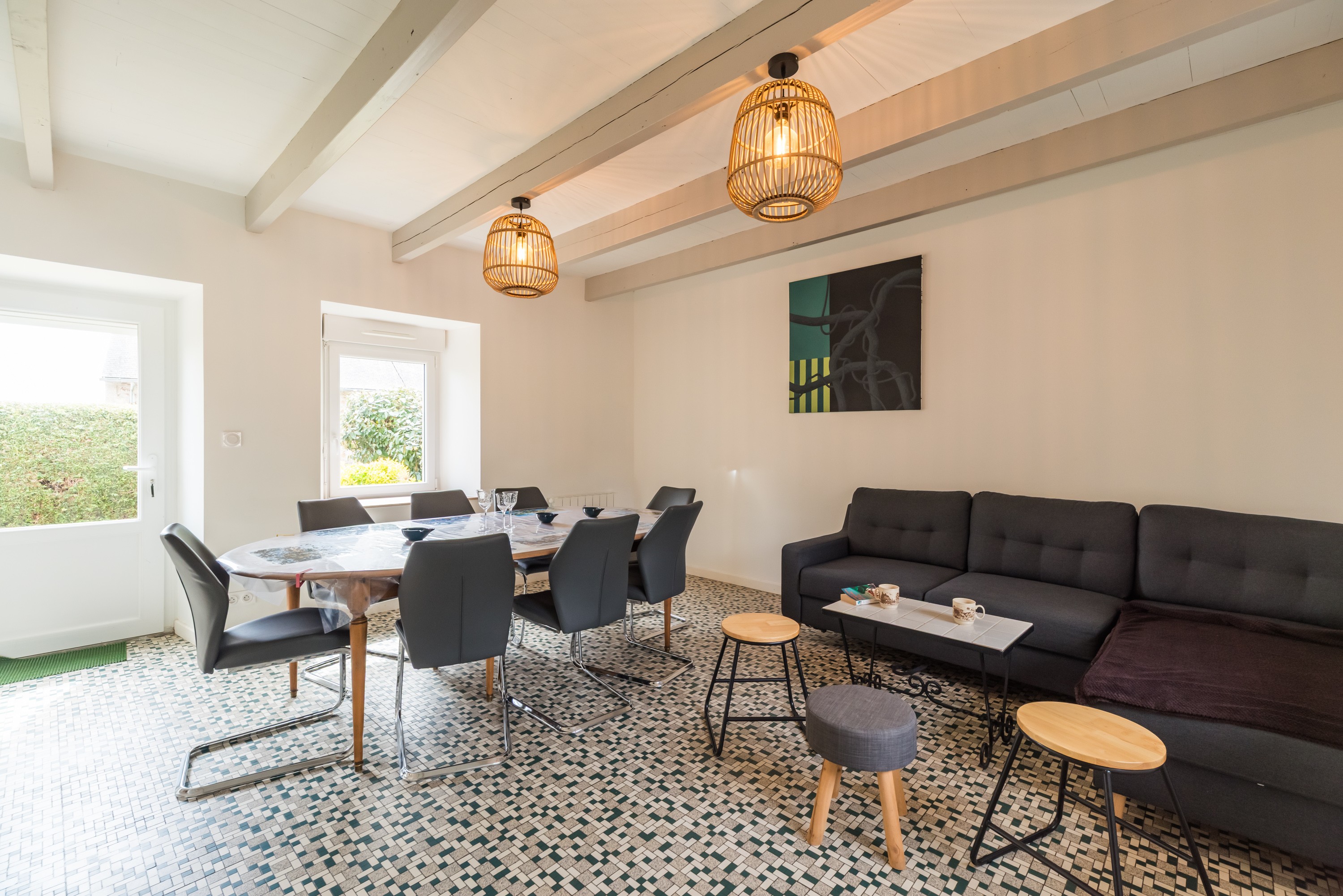 Location Paimpol Clévacances Derrien, lounge room