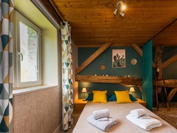 La chambre 3, la suite parentale. Moderne avec sa vue sur la nature !