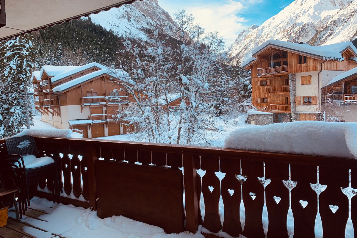 vue de notre balcon