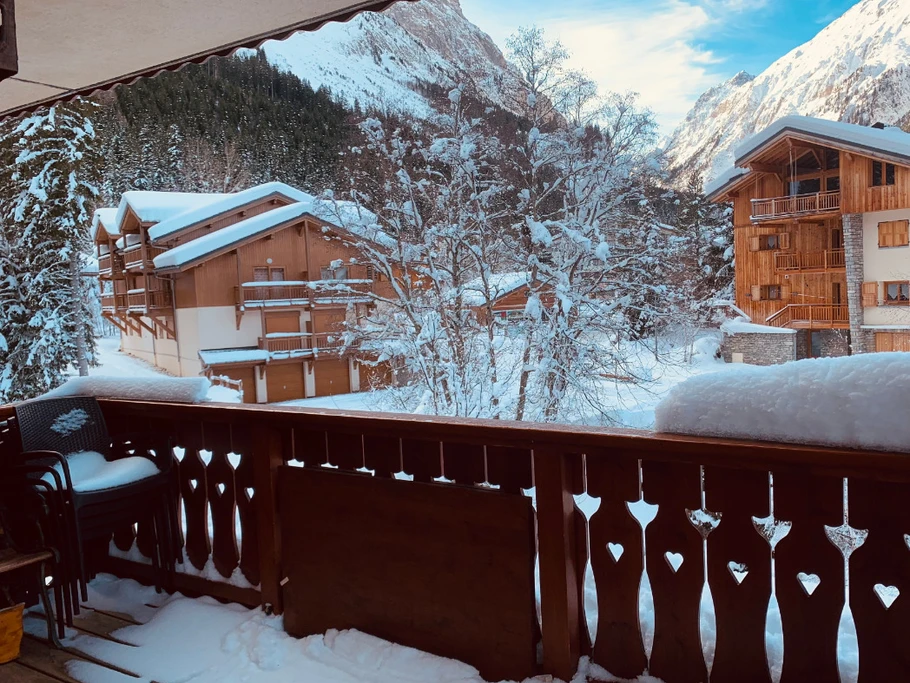 vue de notre balcon