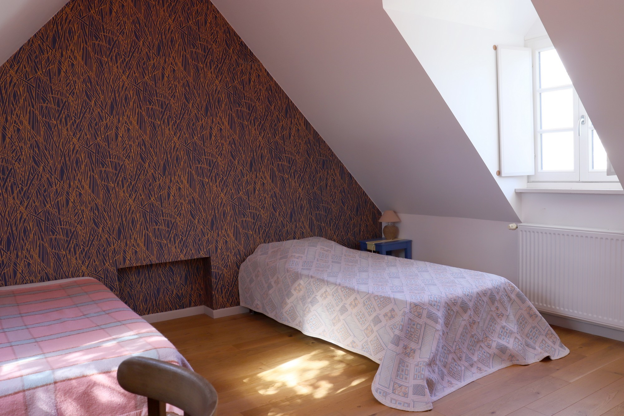 Chambre 2 étage avec 2 lits en 90