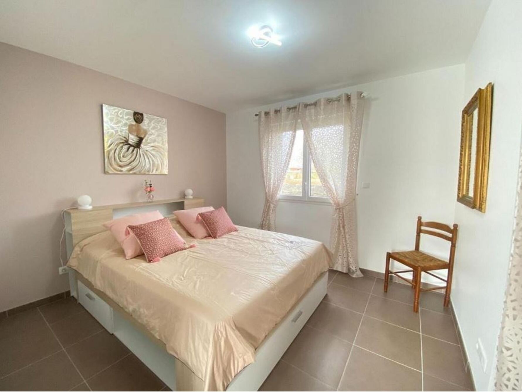 chambre rose