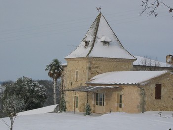 C'est joli aussi avec la neige....