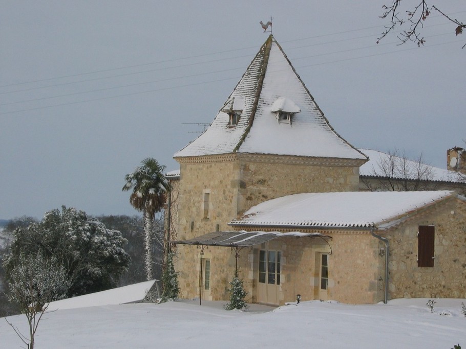 C'est joli aussi avec la neige....