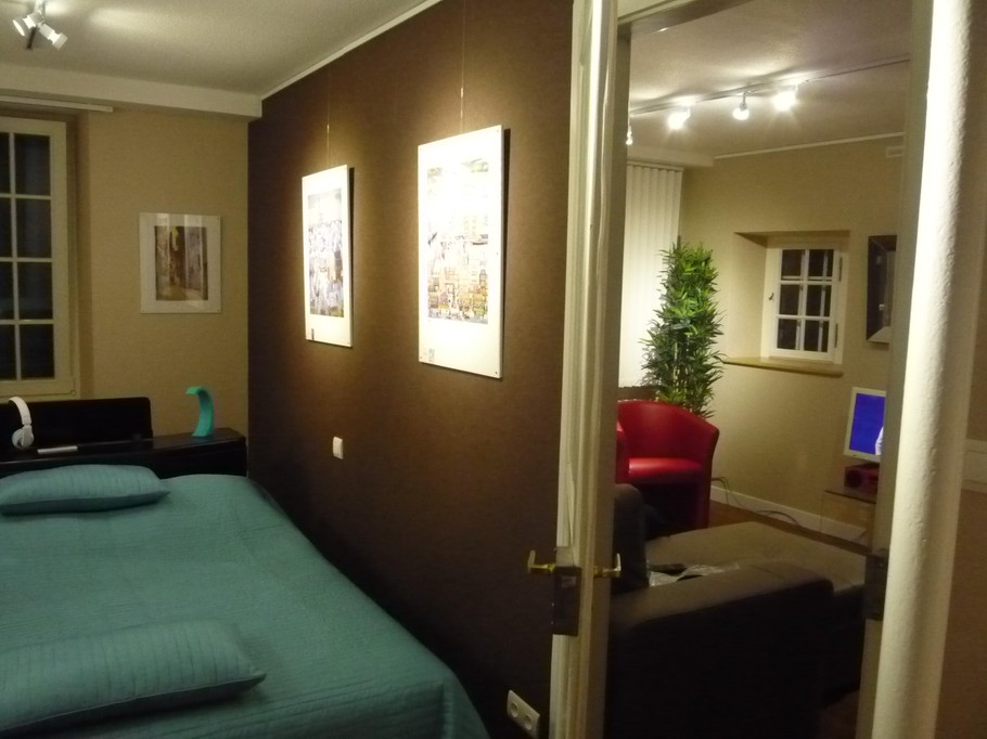 Vue chalmbre vers salon Gîte Cathédrale Strasbourg