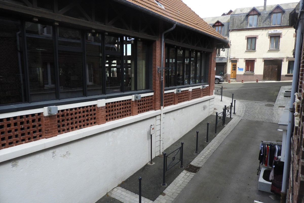 Front view from bedroom 1 (opposite the media library)