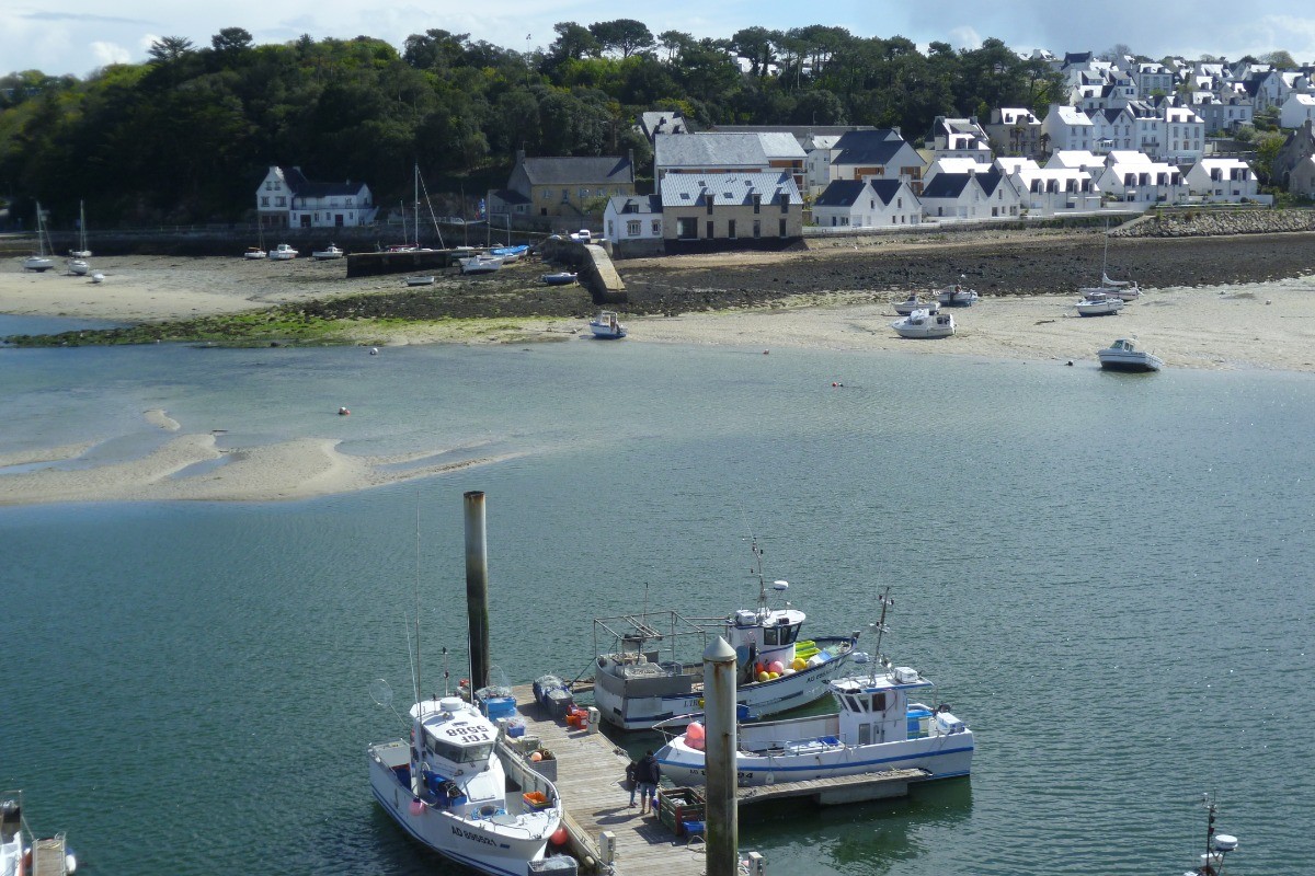 vue sur la plage des capucins