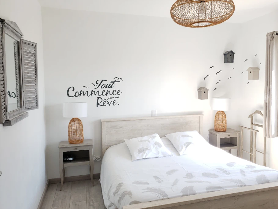 chambre natur'aile
lit de 160cmx200cm