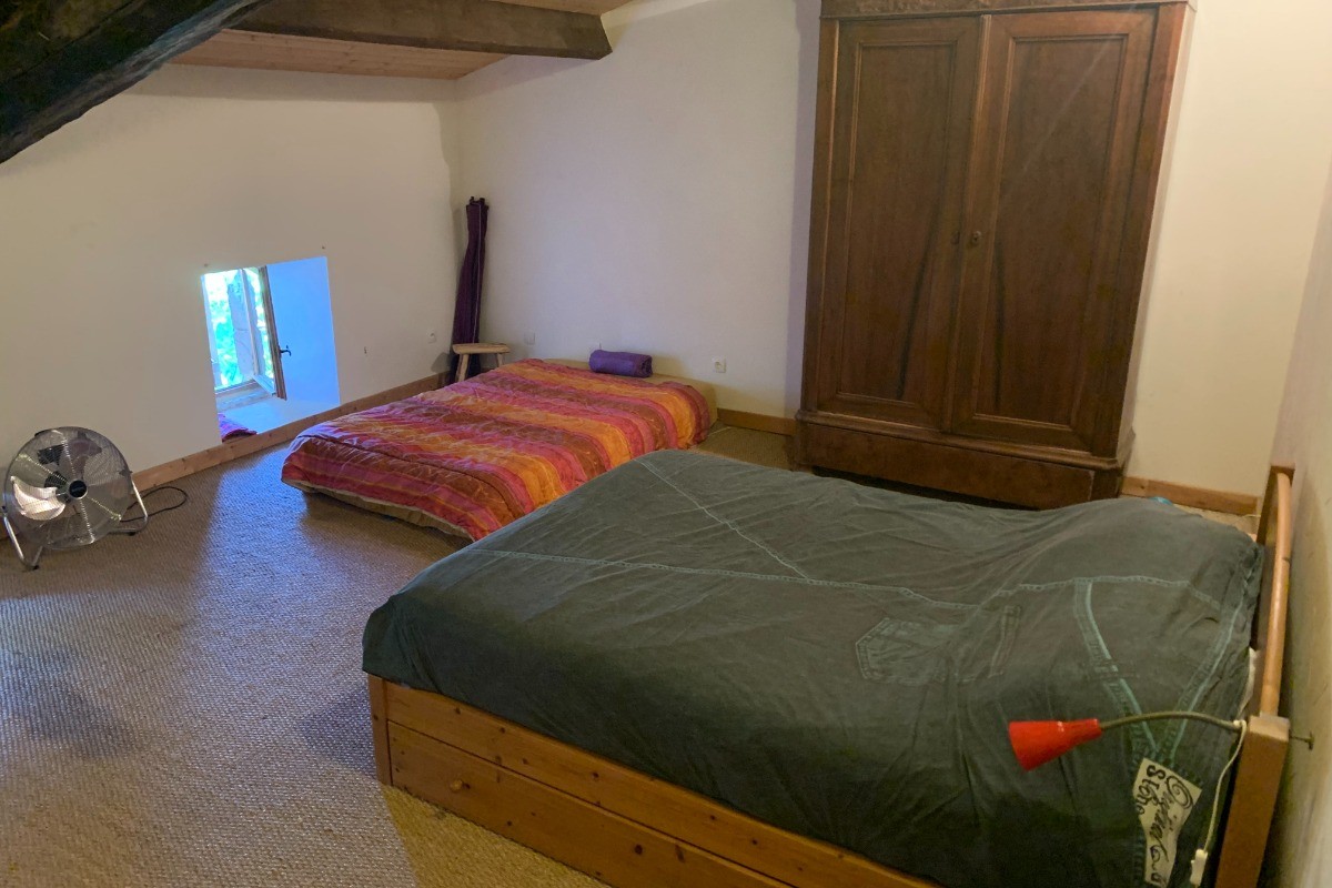Mas de Peyraube - La maison complète - Chambre Picholine pour 3 personnes