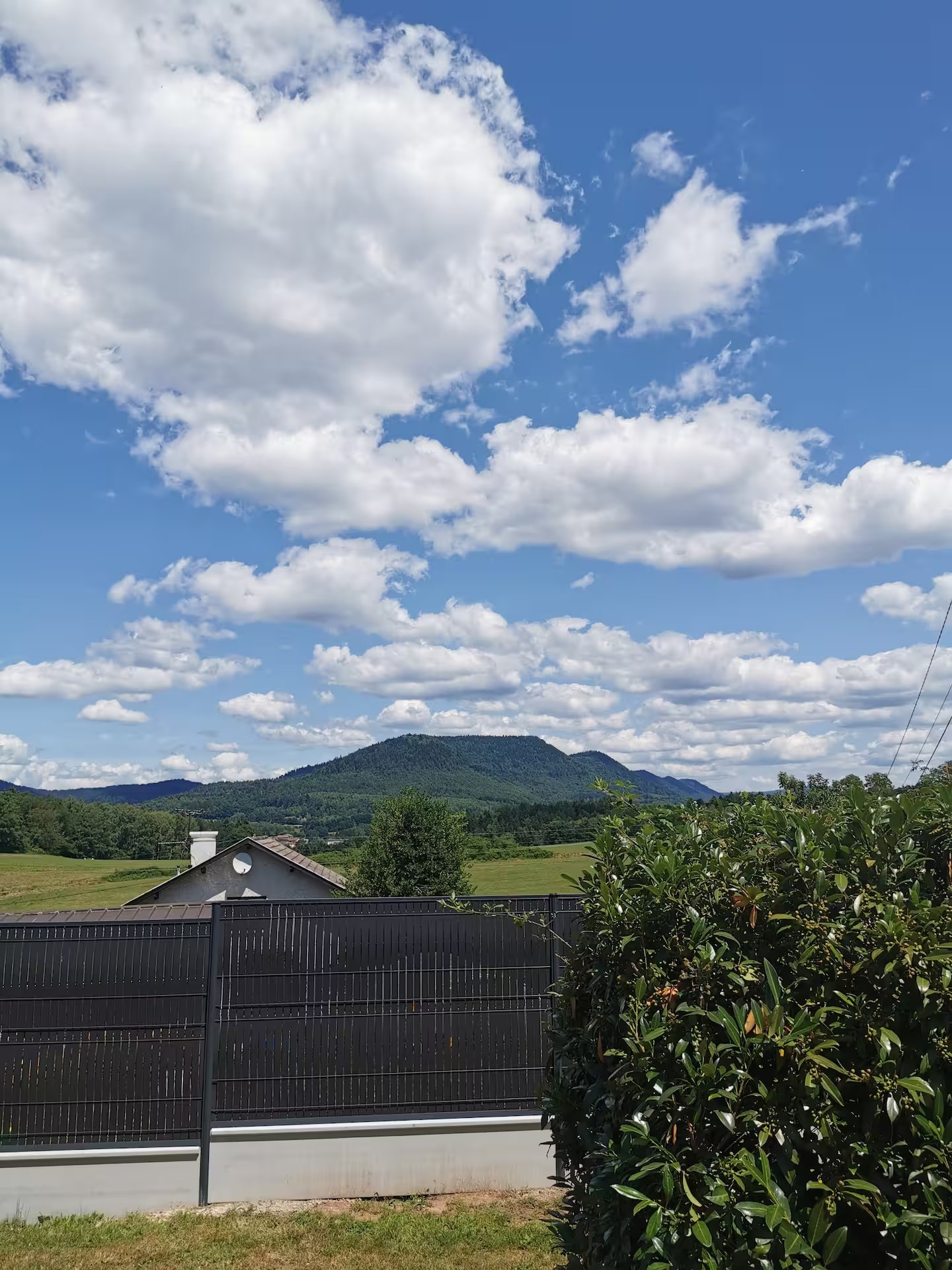 Vue depuis le logement - Gîte l'Ancre Jaune - Moyenmoutier