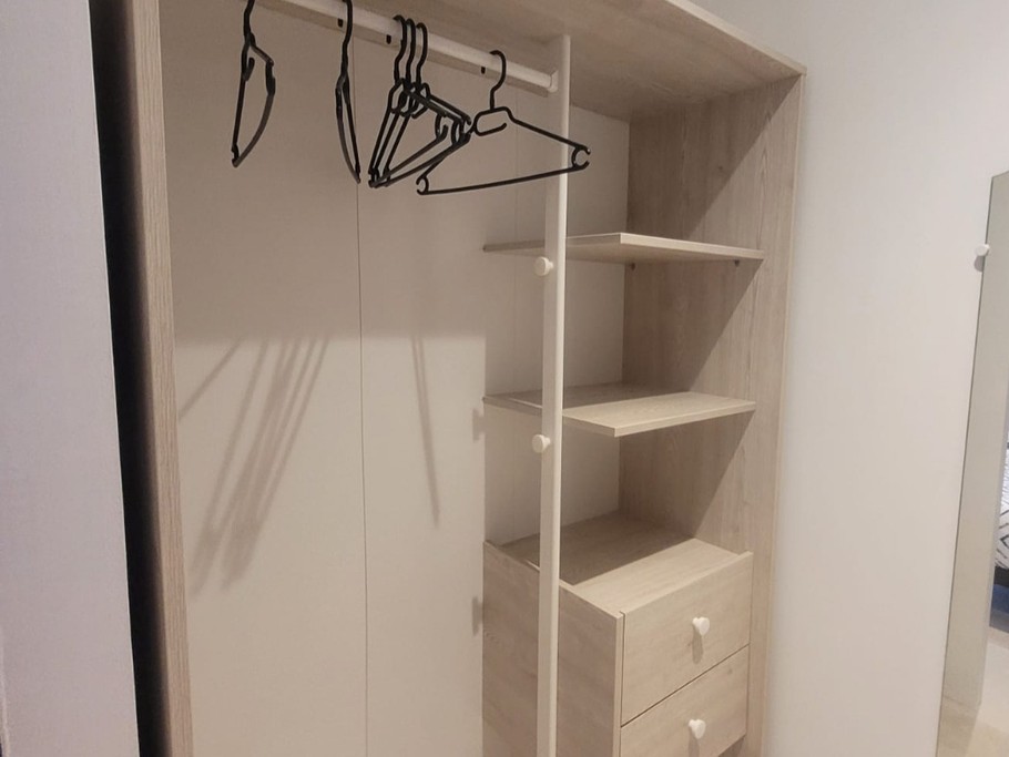 2 cotés dressing pour vous installer confortablement