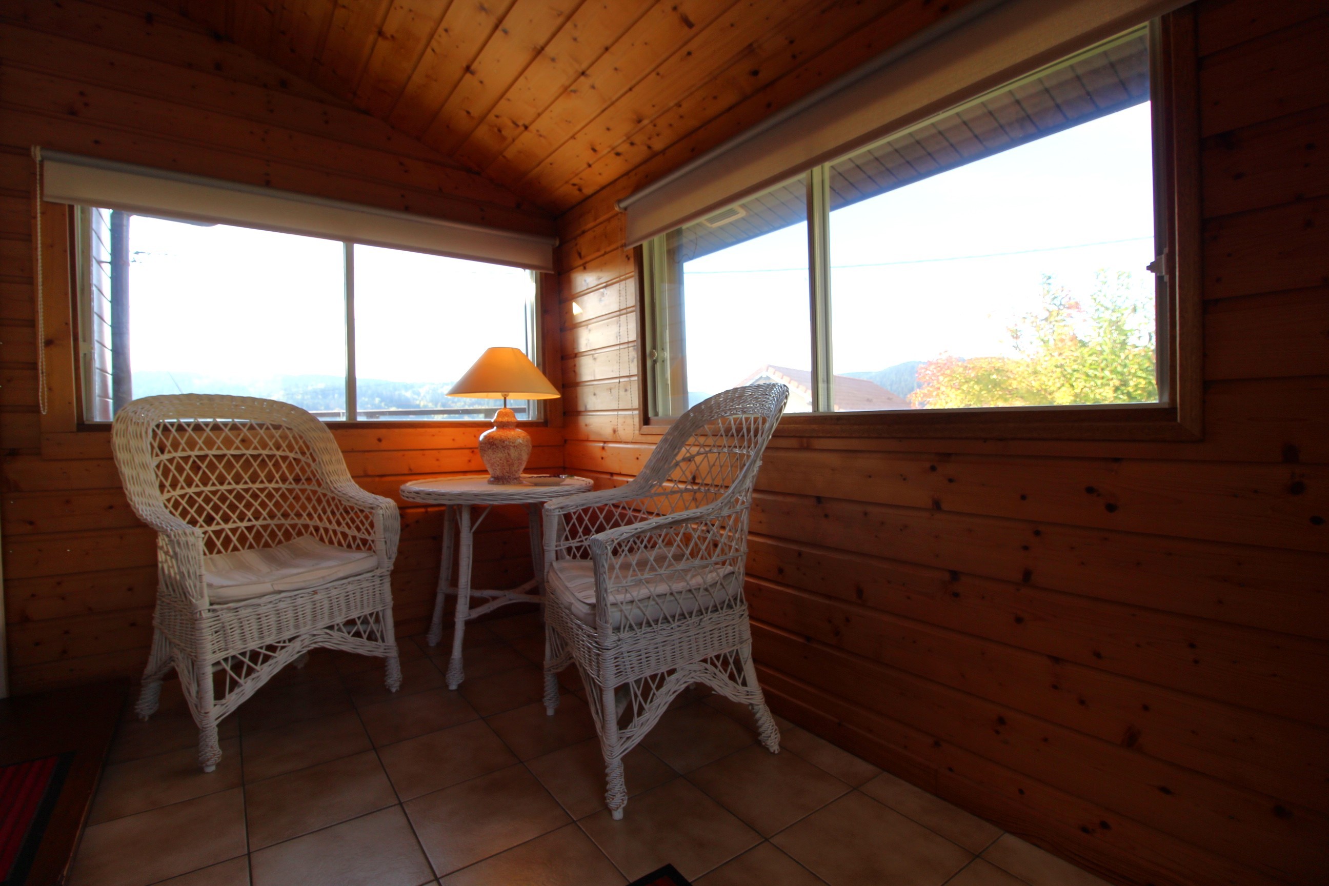 Entrée - Chalet de Grany, indépendant, avec vue panoramique sur le lac de Gérardmer