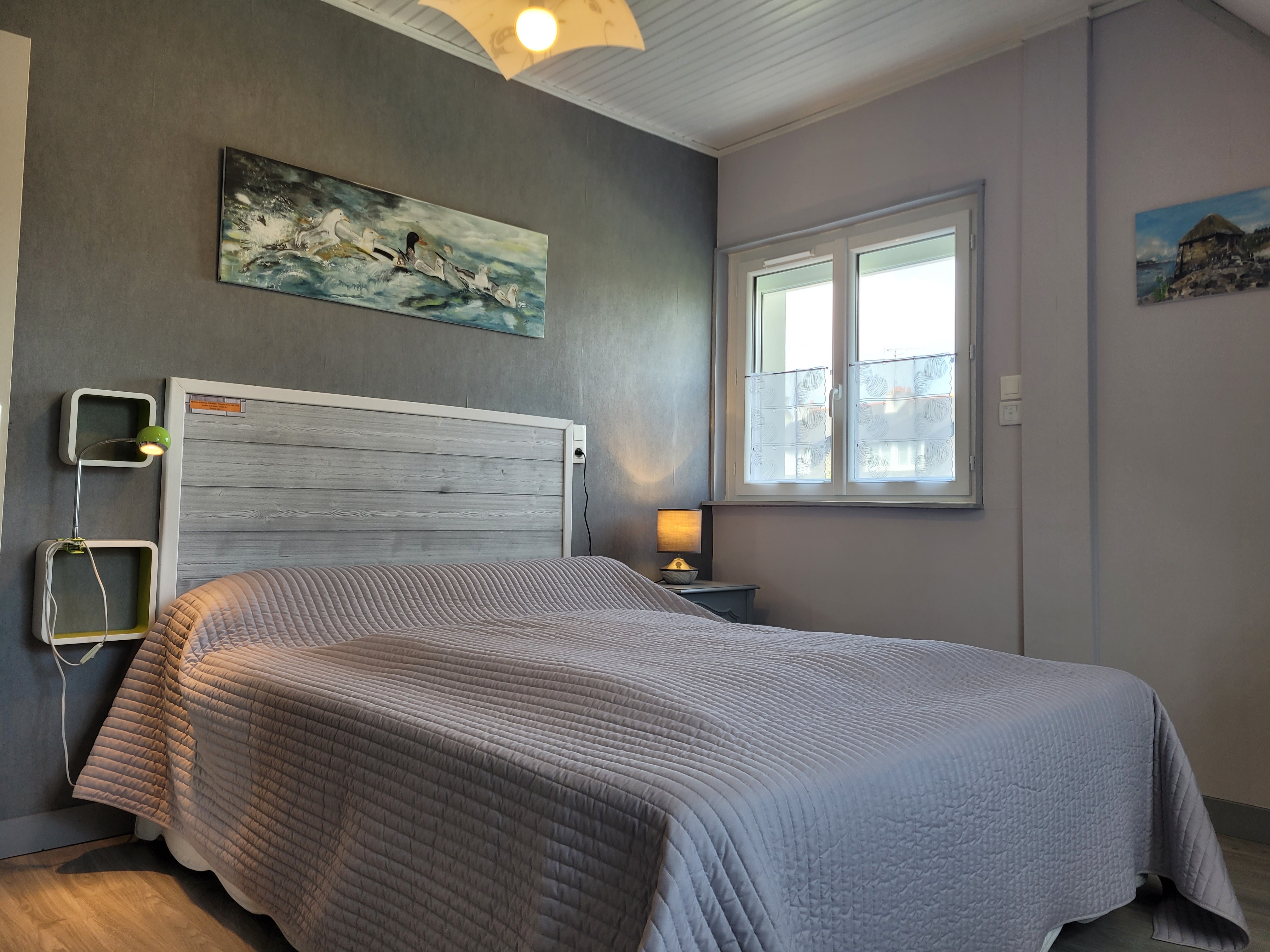 Location de vacances Paimpol, Clévacances, chambre avec lit double 160