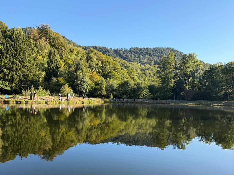 Fishing lake 8 km away