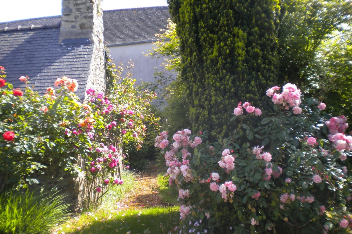 jardin fleuri privatif et clos