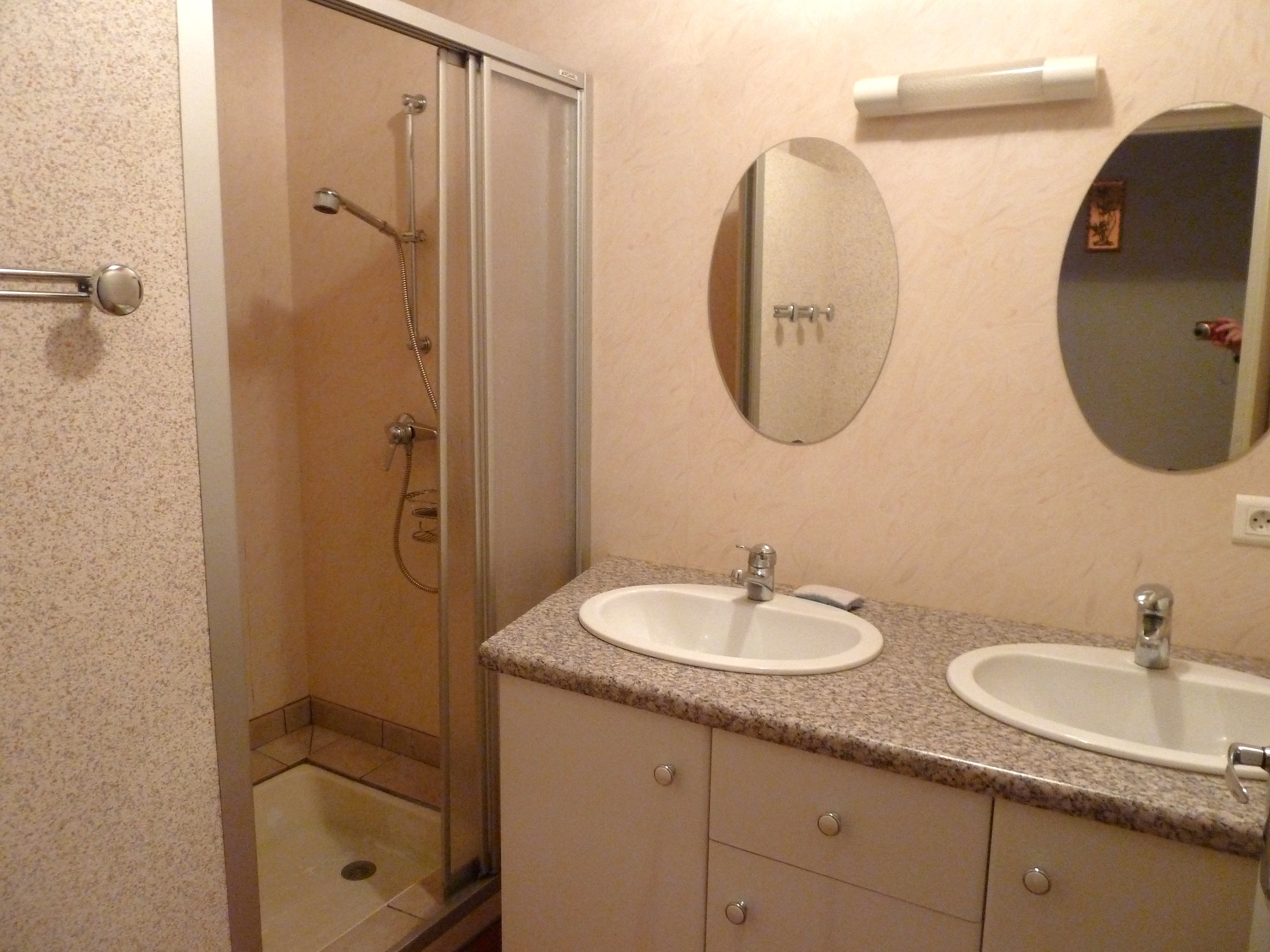 Salle d'eau - Appartement Gentiane - Gîtes Les Chantenées La Bresse