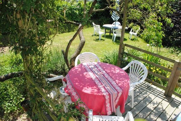 Terrasse devant cuisine