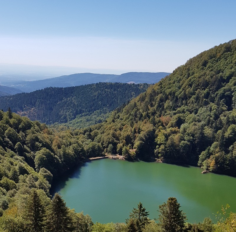 Le lac des Perches au dessus de Rimbach