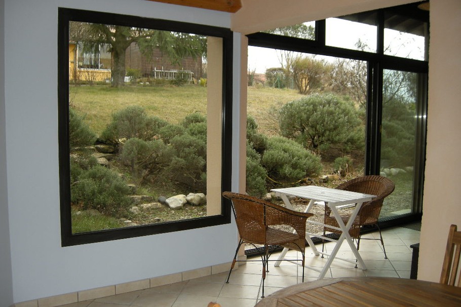 Véranda côté jardin