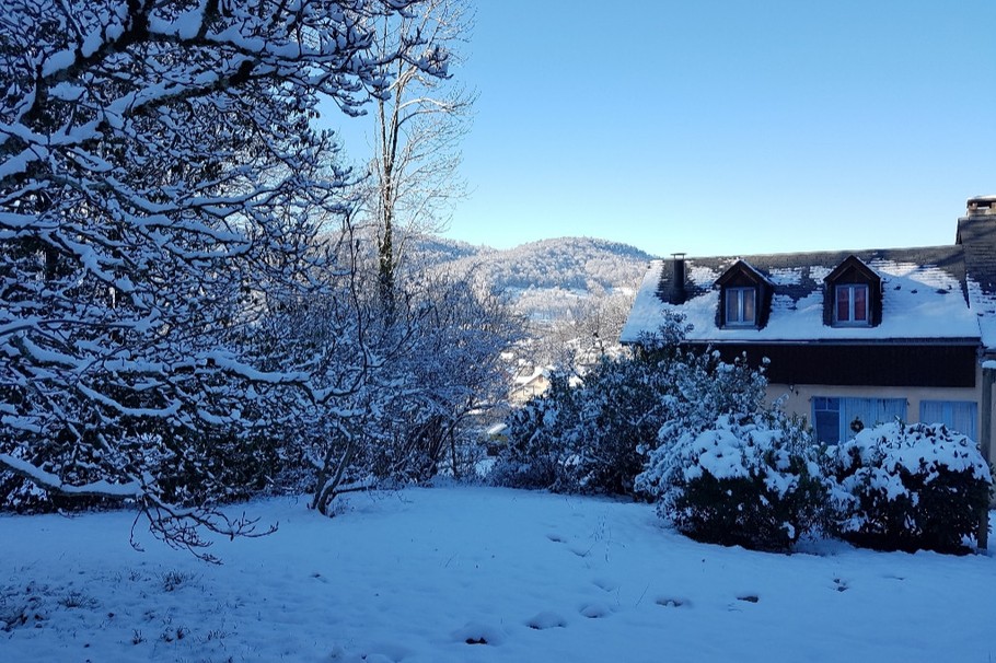 Le meublé ASTER sous la neige