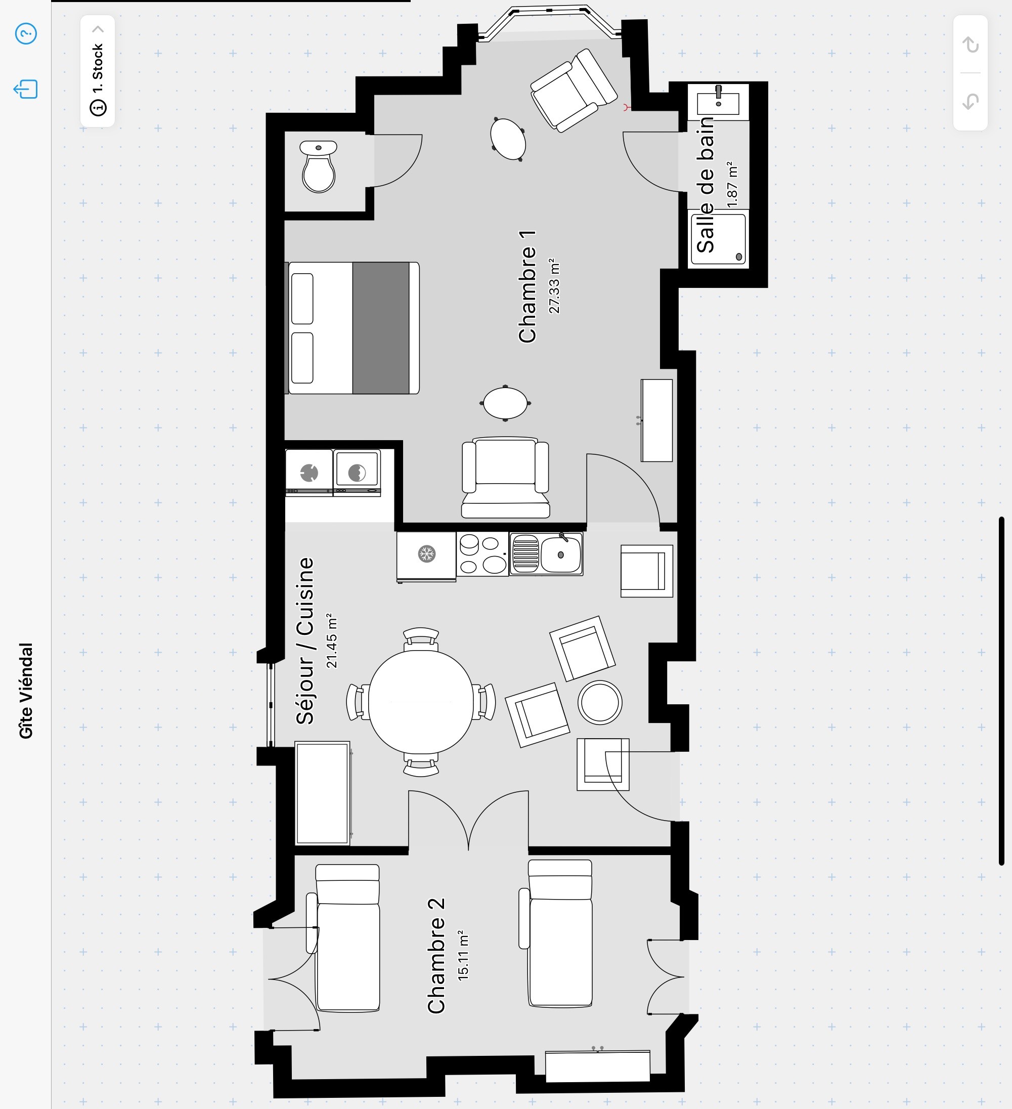 Plan de l'appartement Neuchâtel