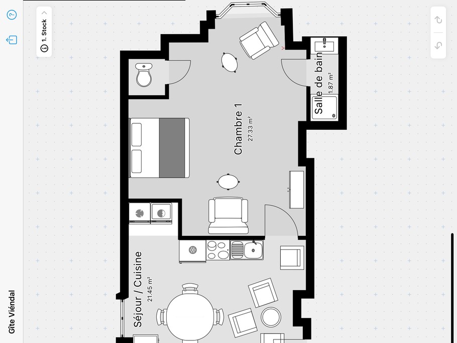 Plan de l'appartement Neuchâtel