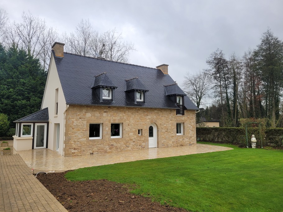 Vue extérieure de la maison