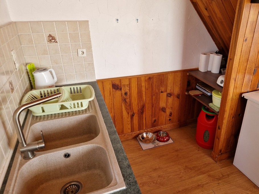 Cuisine équipée - Gîte Vosgien Chez Capucine et Mirabelle à BELLEFONTAINE 88