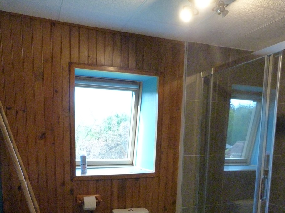 Salle de bain avec toilette