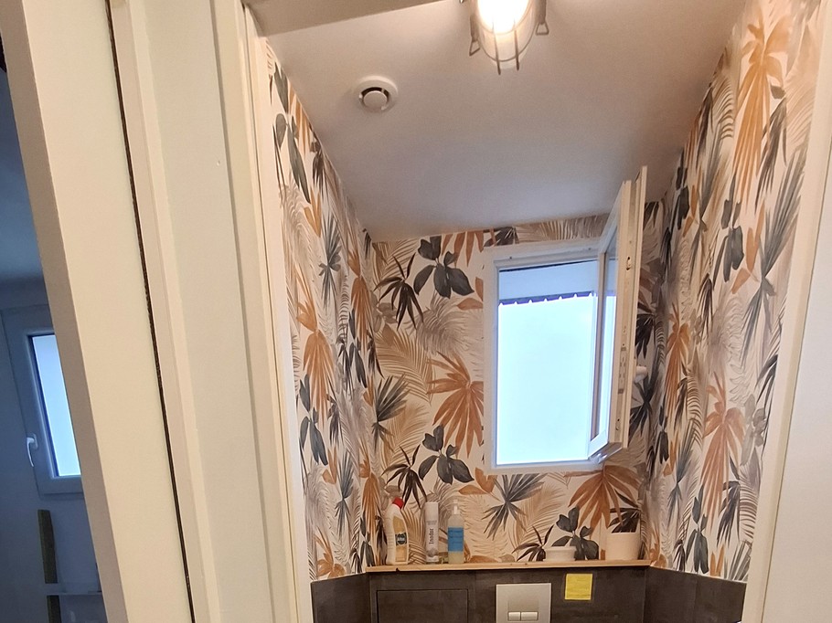 Toilette avec barres d’appui