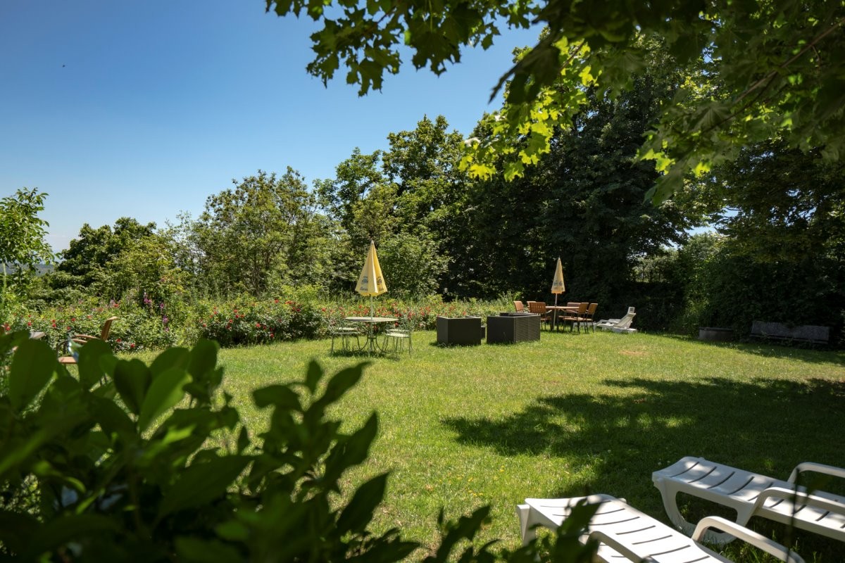 La jardin du gîte