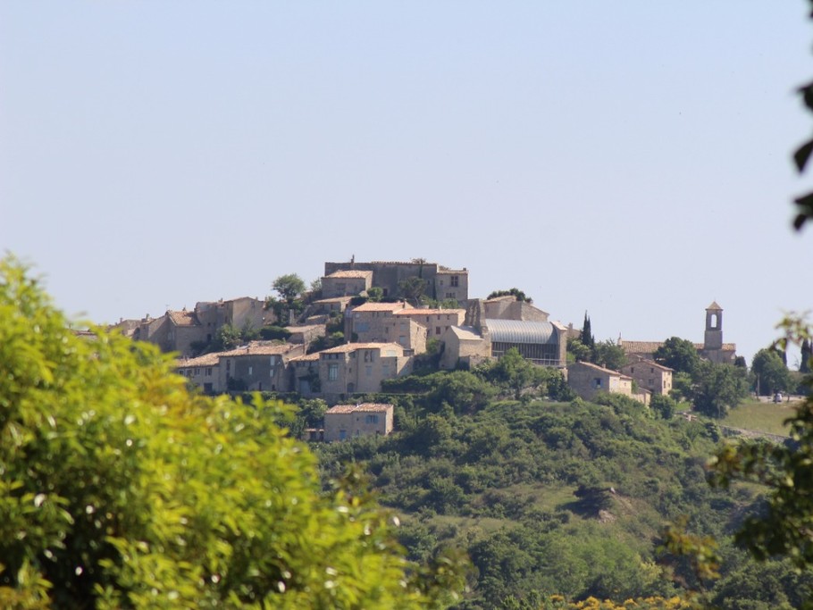 Village de Vachères vue de la Ferme