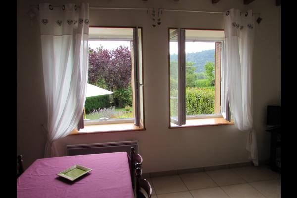 Vue sur la terrasse