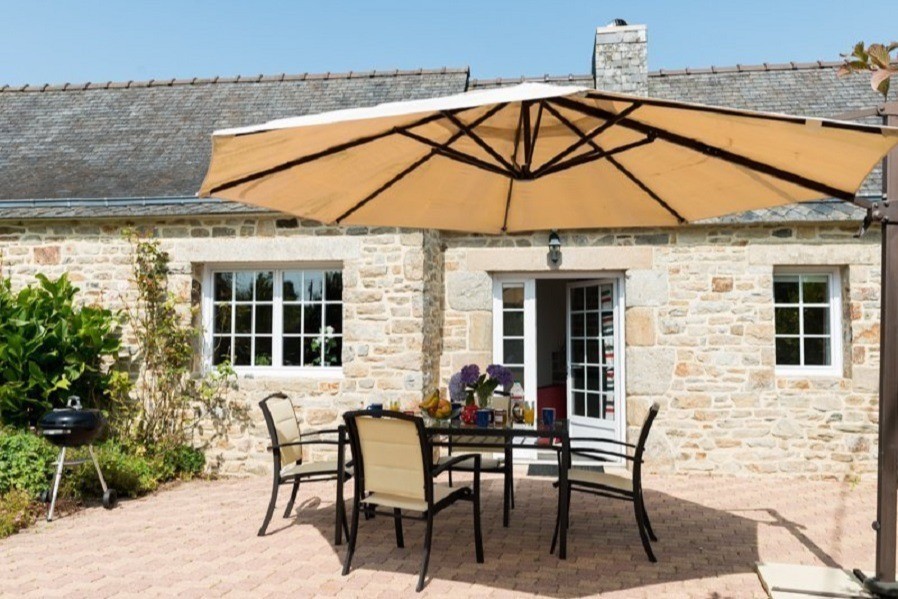 Extérieur avec salon de jardin