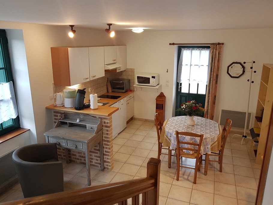 Ground floor living room with kitchen, lounge and living room