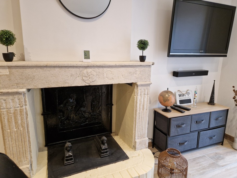 espace salon/ séjour - Gite des Vignes