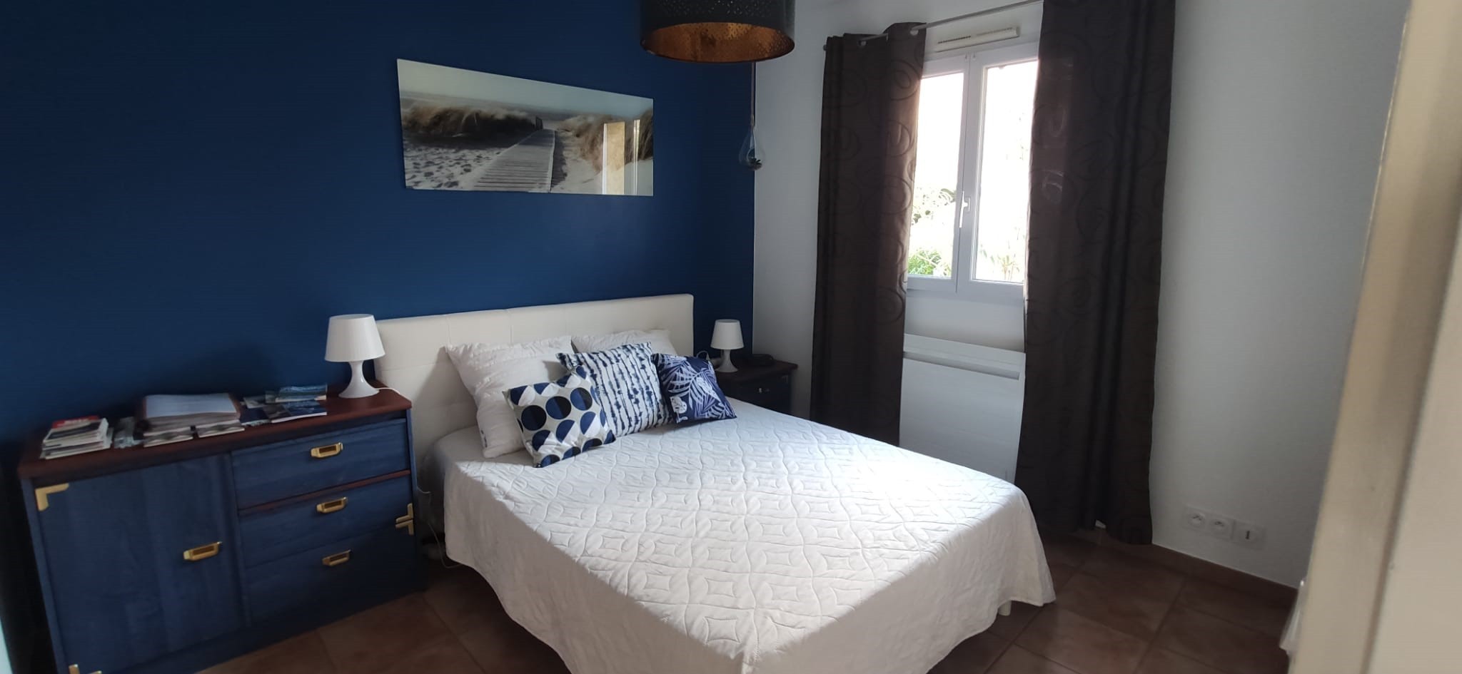 chambre bleue