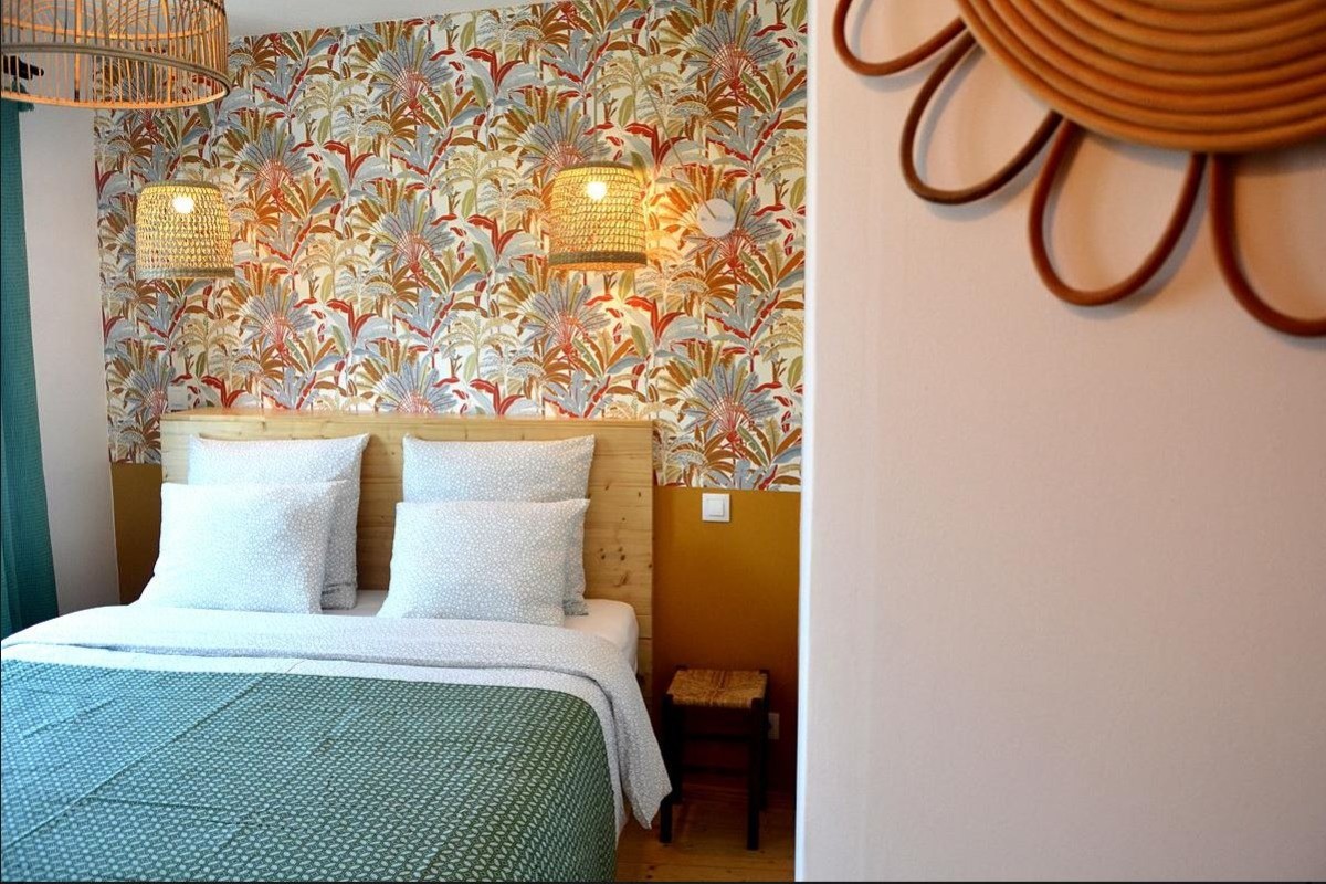 Couleurs matin - la tonnelle - Chambre 1 avec un lit en 160