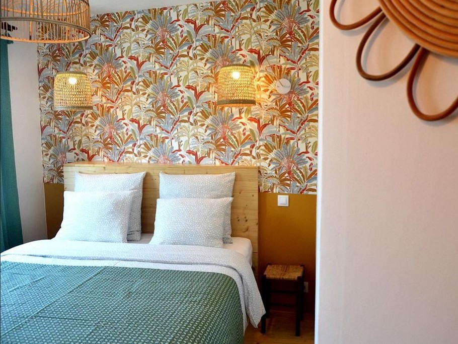 Couleurs matin - la tonnelle - Chambre 1 avec un lit en 160