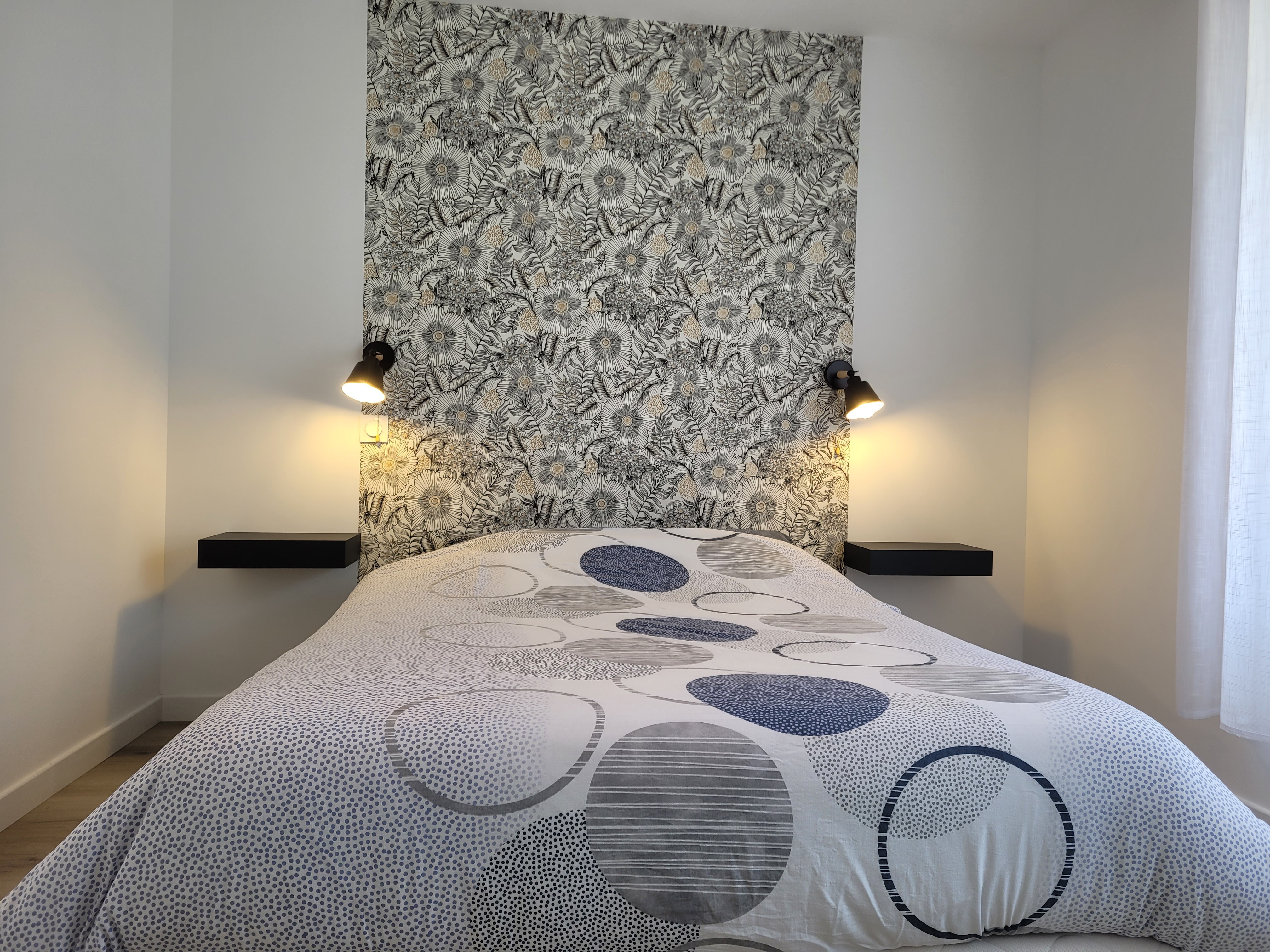Maison Clévacances Plouézec - chambre lit 140