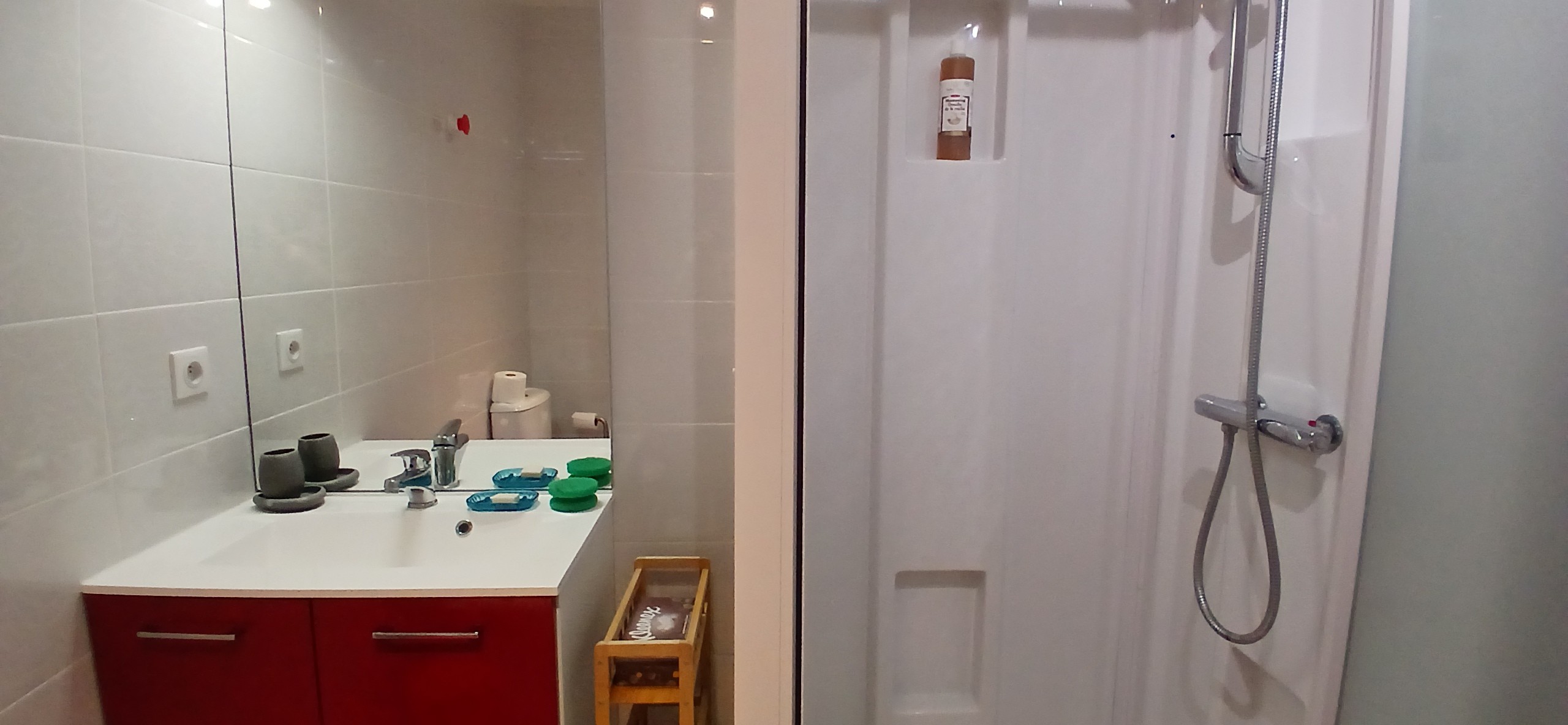 La Demeure d'Esli, Davayat : The shower room with WC