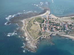 Pointe Saint-Gildas vue aérienne